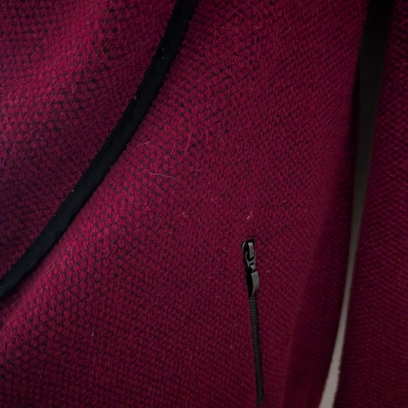 Red Open Front Coat with Black Trim 2/22 $ on selected item - Picture 6 of 7